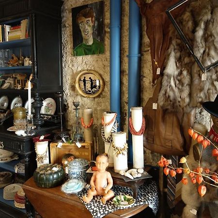 Maison D'Hotes "Les Volets Verts" Et Sa Brocante Ecueille Luaran gambar